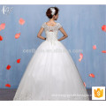 Romantic tulle fashionable custom made slim fit ball gown Princess Wedding Dress